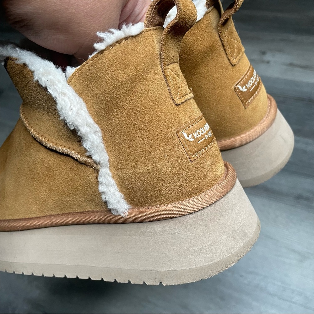 Koolaburra by UGG Womens Koola Ultra Mini Chestnut Ankle Boots US 9 1158590 - Picture 10 of 13